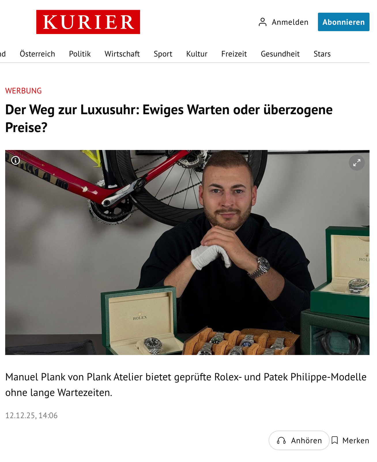 Kurier Auszug